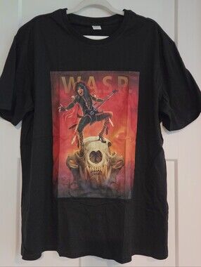 NEW W.A.S.P. Graphic Band Tee (Black) - unknown source
